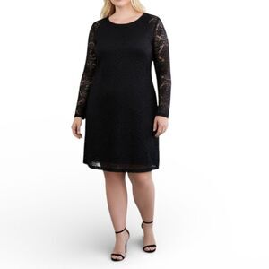 BY GISHI New York Black Stretch Lace Dress, NWOT! Size 3XL
